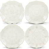 French Perle ™ 4-Piece Assorted Dessert Plate Set